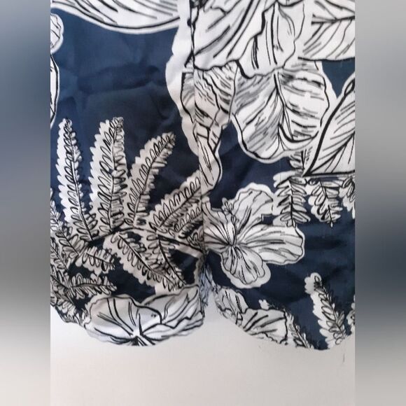 Promesa blue/white silky romper - Picture 4 of 5